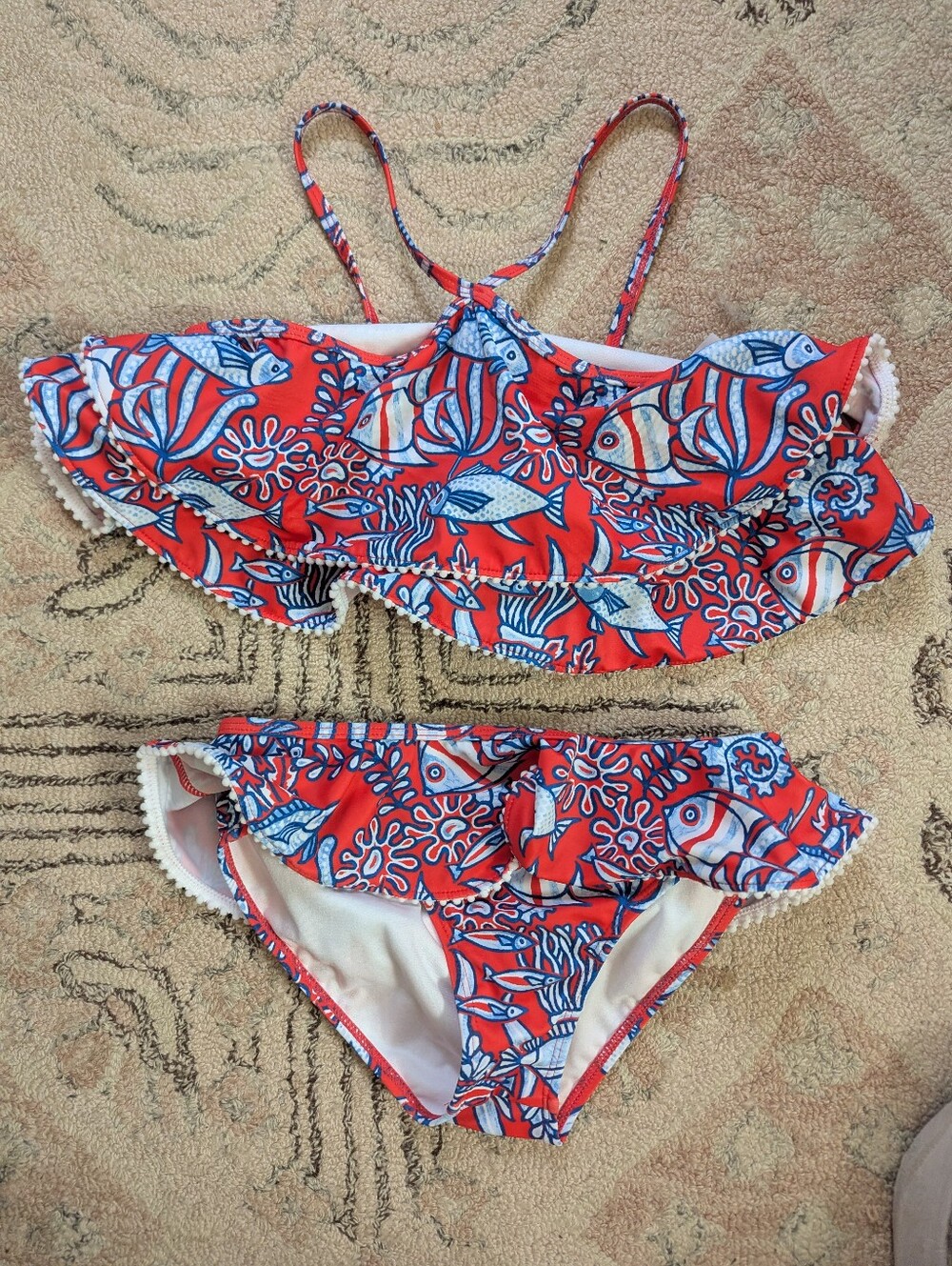 Janie + Jack Fish Bikini - Size 10 Kids - Excellent Condition